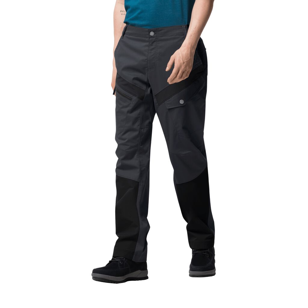 Jack Wolfskin DOVER ROAD CARGO Pantalons Homme Noir - YNVGEPM-75